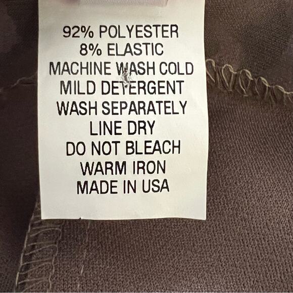 Krazy Larry pants cheetah print , slimming, cocoa, size 10 animal print - Picture 6 of 7